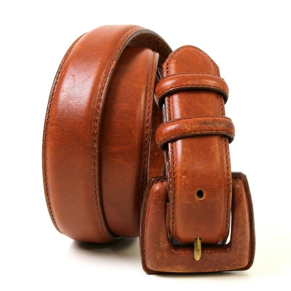 Nordstrom Accessories - VTG Nordstrom BROWN GENUINE LEATHER 1 1/8"Wd CASUAL DRESS WOMEN'S BELT XL (41D